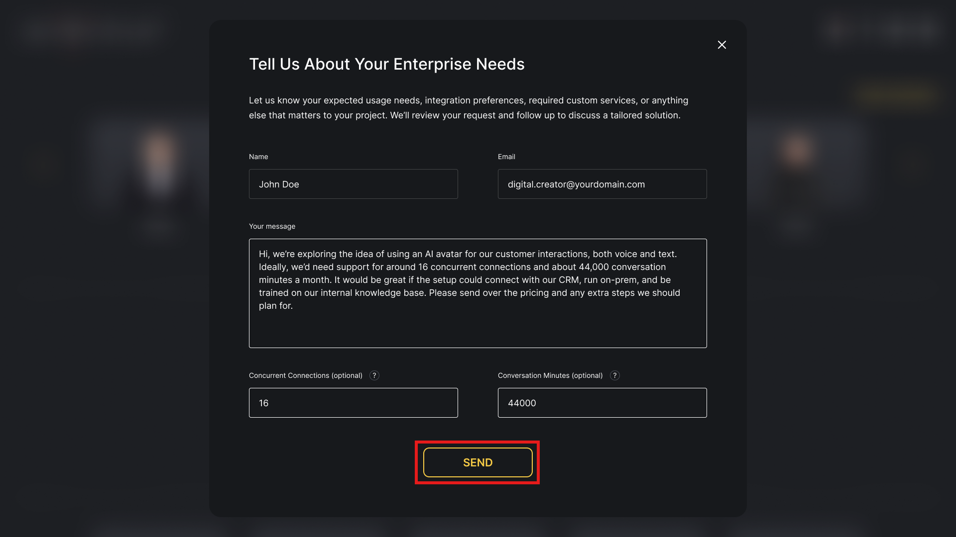 Request Enterprise Plan